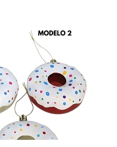 Colgante de Donut Glaseada para Árbol