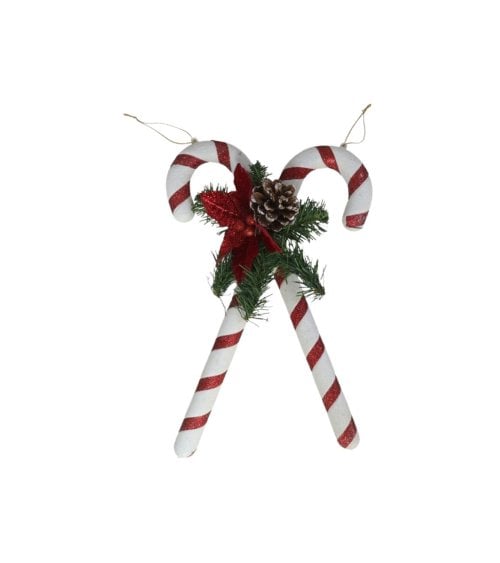 Colgante Bastón de Caramelo Navideño para Árbol