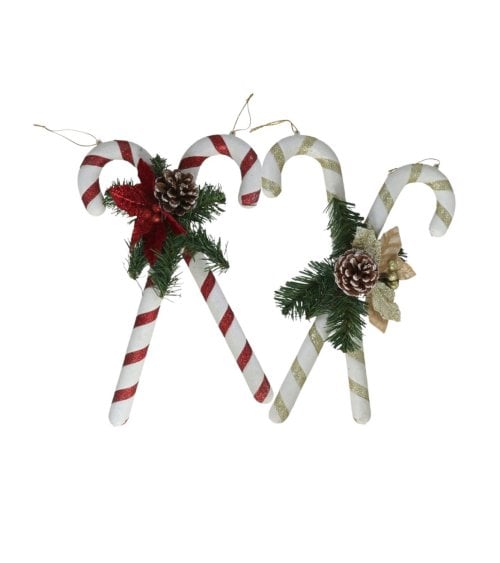 Colgante Bastón de Caramelo Navideño para Árbol