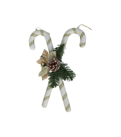 Colgante Bastón de Caramelo Navideño para Árbol