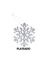 Colgante de Copo de Nieve Metalizado para Árbol