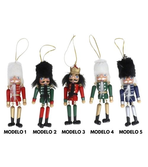 Colgante de Soldadito Cascanueces para Árbol