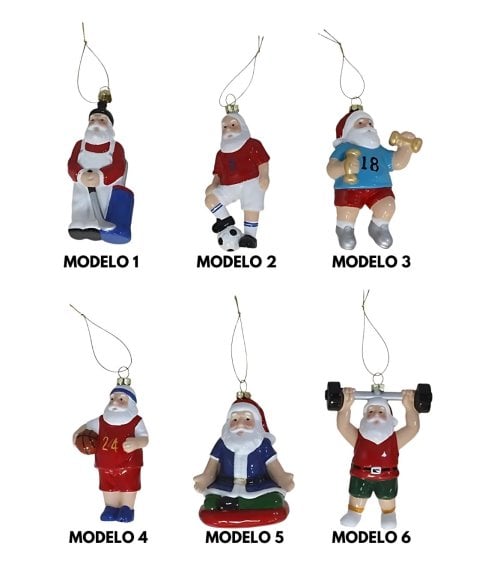 Colgante de Santa Deportista para Árbol