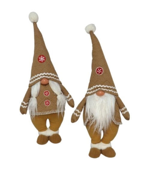 Gnomo Navideño de Pie de Galleta de Jengibre