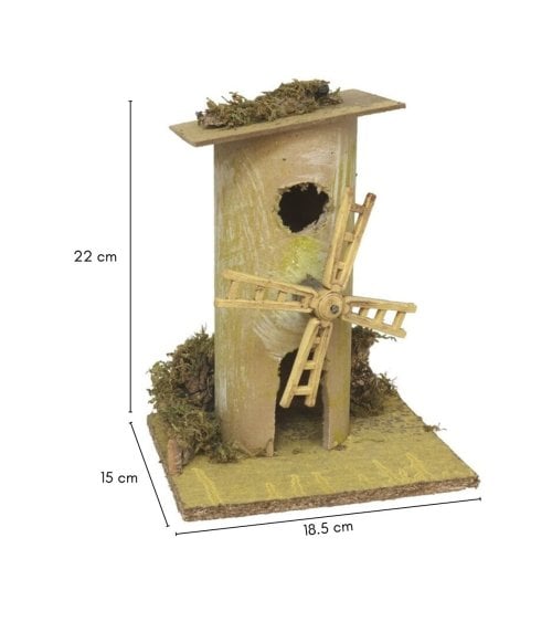 Molino Viejo para Belén de Madera