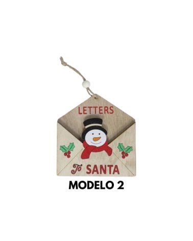 Colgante de Sobre de Carta a Santa para Árbol