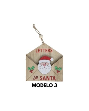Colgante de Sobre de Carta a Santa para Árbol