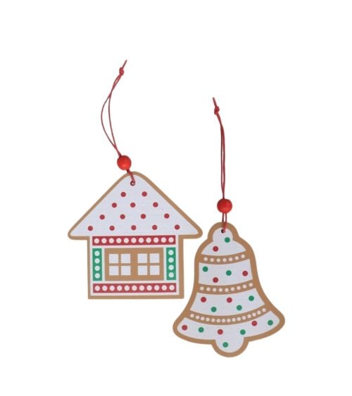 Colgante de Galleta Glaseada con Puntos