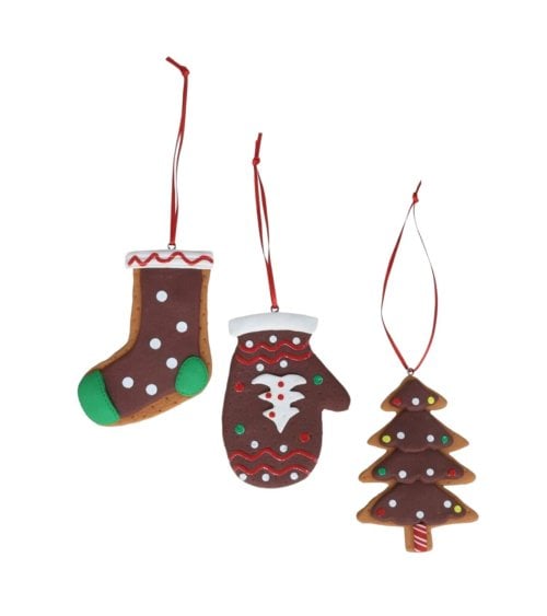 Colgante de Galleta con Chocolate para Árbol