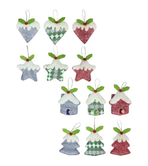 Colgante de Figura Glaseada para Árbol