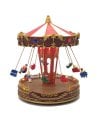 Escena Navideña Carrusel con Movimiento y Música