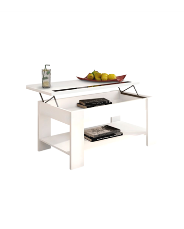 Mesa de Centro con Tablero Elevable con Cristal Agueda