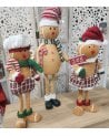 Muñeco de Jengibre de Pie para Decoración Navideña