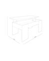 Mesa de Centro con Tablero Elevable Gala