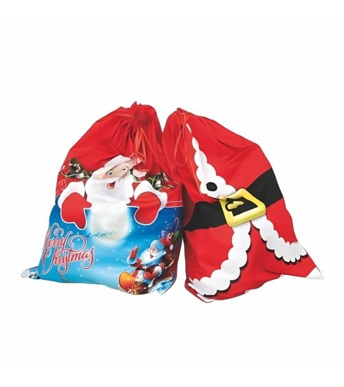Saco de Tela Papá Noel para Regalo