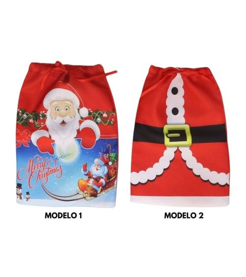 Saco de Tela Papá Noel para Regalo