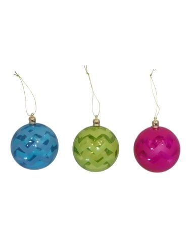 Set de 16 Bolas Neón para Árbol