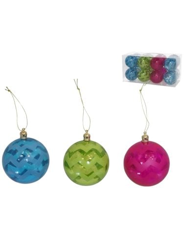 Set de 16 Bolas Neón para Árbol