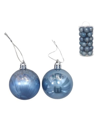 Set de Bolas Hydra Azul para Árbol