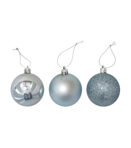 Set de 36 Bola Motley Unicolor para Árbol
