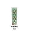 Set de 36 Bola Motley Unicolor para Árbol