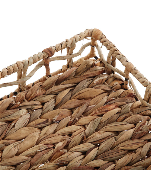 Mesa Auxiliar de Fibra Natural y Metal