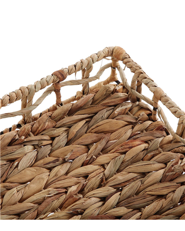 Mesa Auxiliar de Fibra Natural y Metal