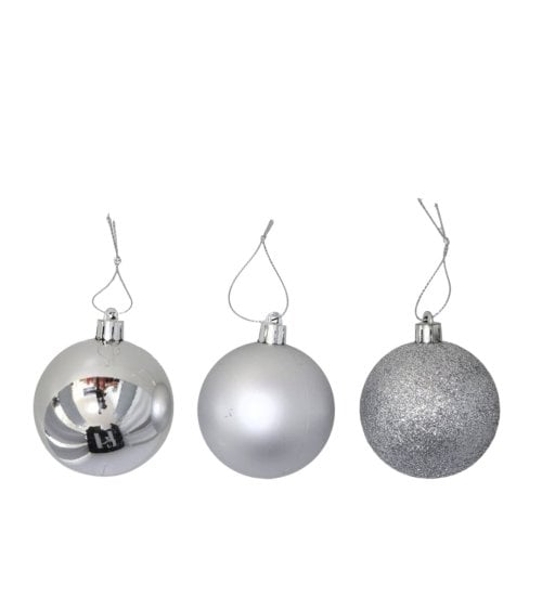 Set de Bolas Motley Unicolor para Árbol