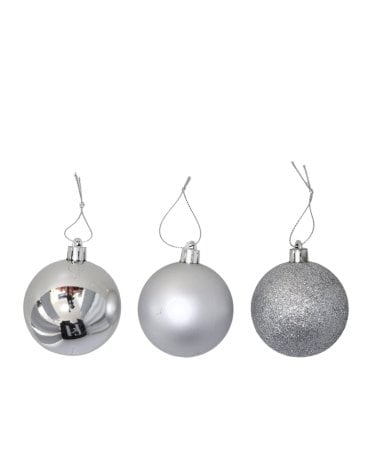 Set de Bolas Motley Unicolor para Árbol
