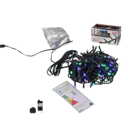 Guirnalda de 180 LED Multicolor para Exterior