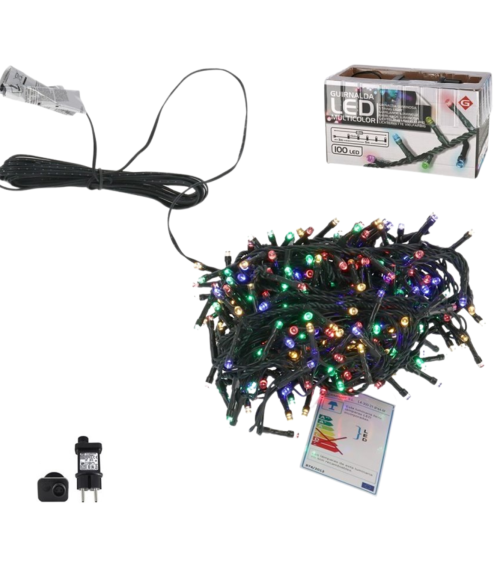 Guirnalda de LED Multicolor para Exterior