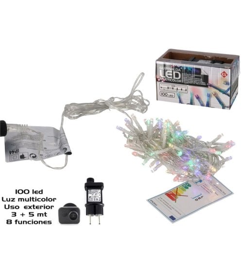 Guirnalda de LED Multicolor de Exteriores
