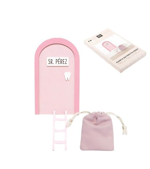 Puerta para Ratoncito Perez con Saco para Dientes