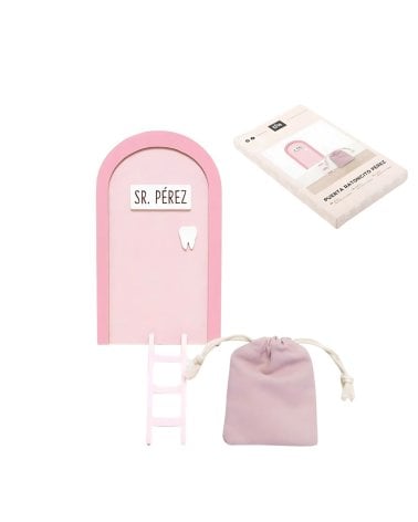 Puerta para Ratoncito Perez con Saco para Dientes