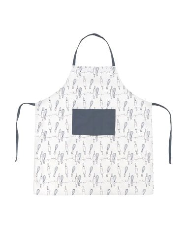 Delantal con Diseño de Utensilios de Cocina