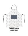 Delantal con Diseño de Utensilios de Cocina