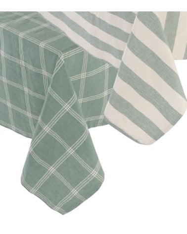 Mantel de Algodón con Patrón a Rayas