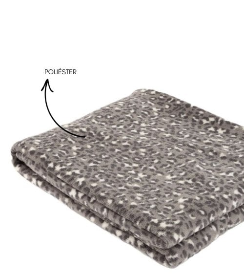 Manta Plaid Leopardo de Microfibra