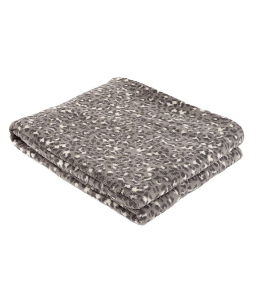 Manta Plaid Leopardo de Microfibra