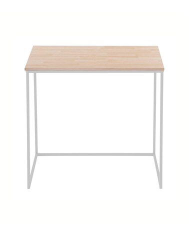 Escritorio Industrial de Madera y Metal Mia Oak de 80 cm