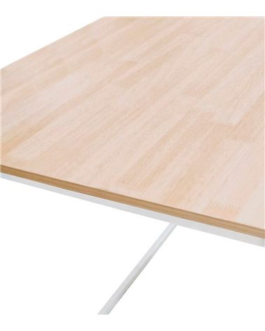 Escritorio Industrial de Madera y Metal Mia Oak de 80 cm