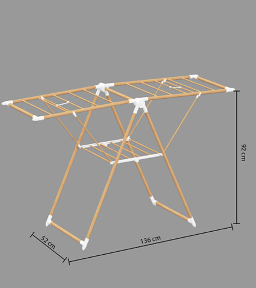 Tendedero Bara 13m Efecto Madera