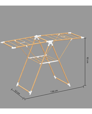Tendedero Bara 13m Efecto Madera