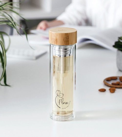 Botella Termo de Infusiones de Acero Inoxidable 18/10