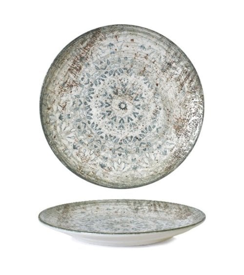 Bajo Plato Valencia Fade de Porcelana