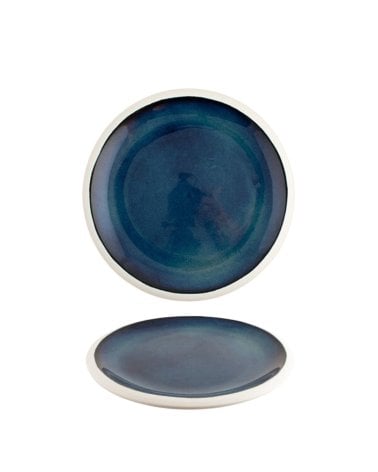 Plato Llano Azure de Porcelana