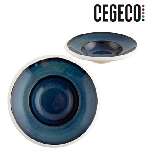 Plato de Pasta Azure de Porcelana