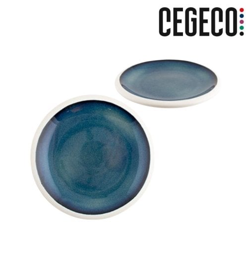 Plato de Postre Azure de Porcelana