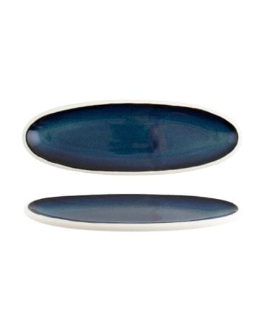 Bandeja Oval Azure de Porcelana