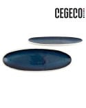 Bandeja Oval Azure de Porcelana